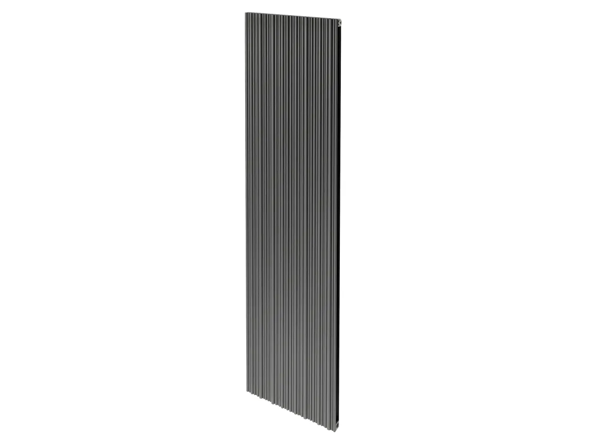 Дизайнерский радиатор LOJIMAX коллекция BAMBOO DOUBLE 1600x359 мм, Антрацит 