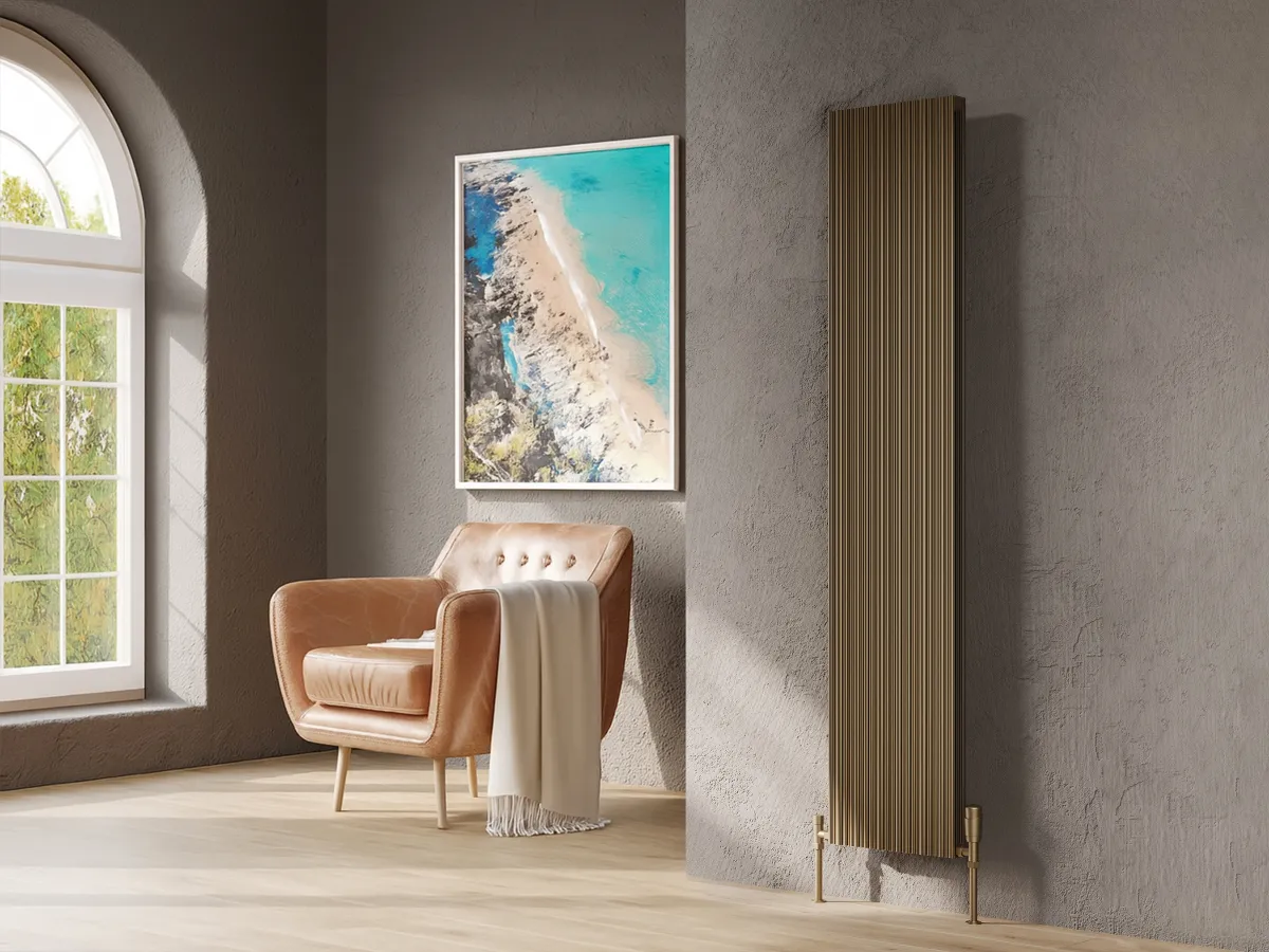 Дизайнерский радиатор LOJIMAX коллекция BAMBOO DOUBLE 1600x359 мм, MY512