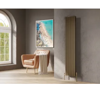 Дизайнерский радиатор LOJIMAX коллекция BAMBOO DOUBLE 1600x359 мм, MY512