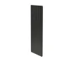 Дизайнерский радиатор LOJIMAX коллекция BAMBOO DOUBLE 1800x359 мм, Black Matt Anodising