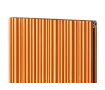 Дизайнерский радиатор LOJIMAX коллекция BAMBOO DOUBLE 1800x359 мм, Copper Matt Anodising