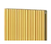 Дизайнерский радиатор LOJIMAX коллекция BAMBOO DOUBLE 1800x359 мм, Gold Matt Anodising