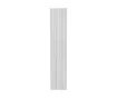 Дизайнерский радиатор LOJIMAX коллекция BAMBOO DOUBLE 1800x359 мм, Inox Matt Anodising