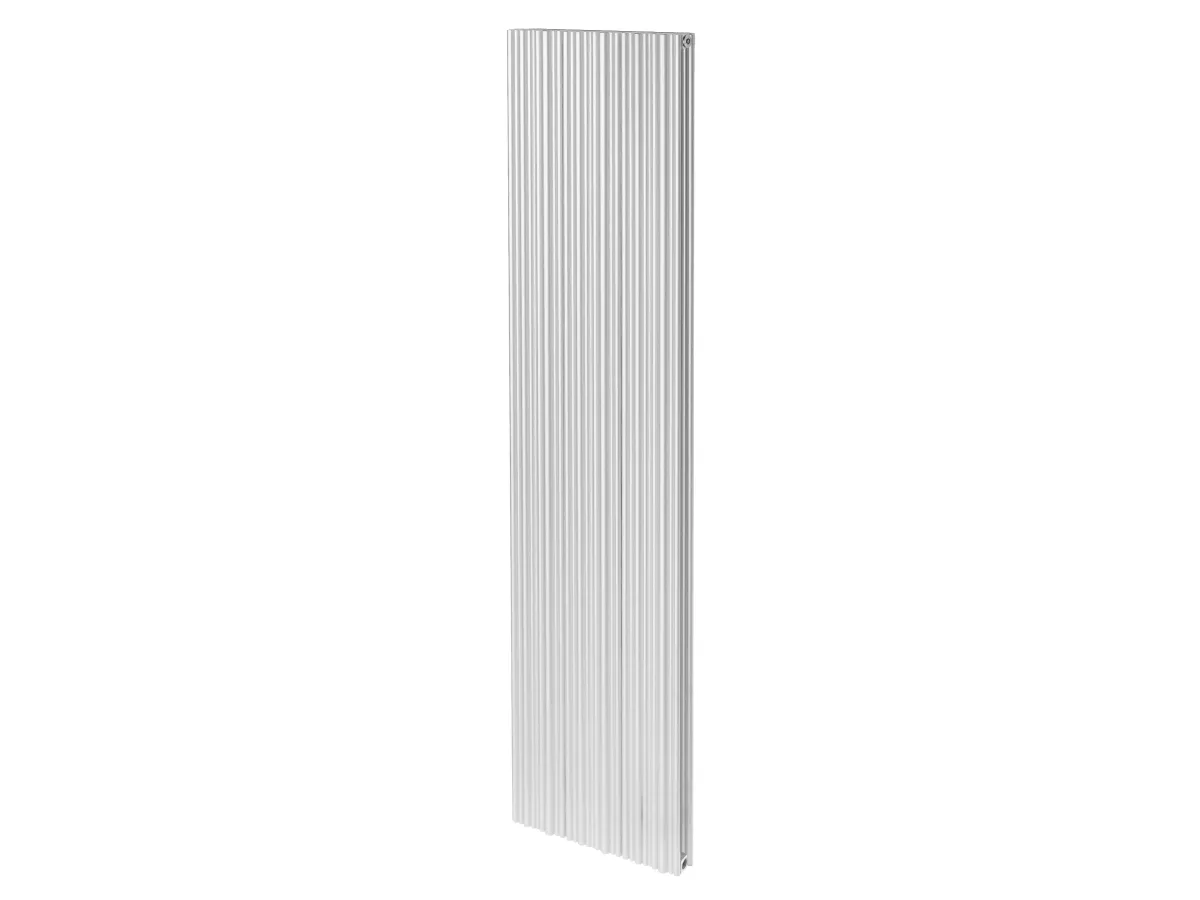 Дизайнерский радиатор LOJIMAX коллекция BAMBOO DOUBLE 1800x359 мм, Inox Matt Anodising