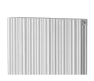 Дизайнерский радиатор LOJIMAX коллекция BAMBOO DOUBLE 1800x359 мм, Inox Matt Anodising