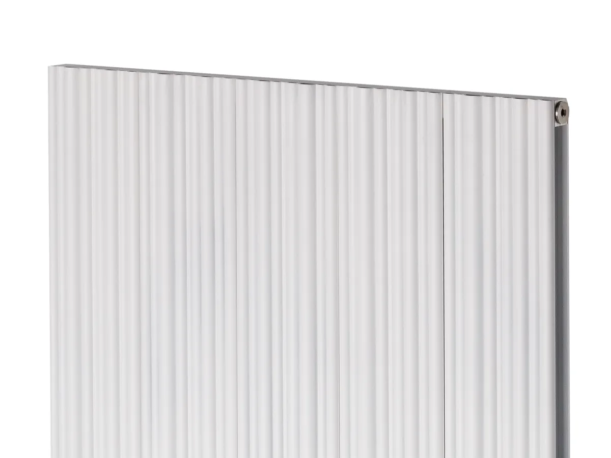 Дизайнерский радиатор LOJIMAX коллекция BAMBOO DOUBLE 1800x479 мм, Белый 