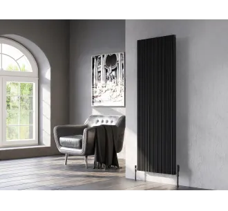 Calorifer decorativ LOJIMAX colecția BAMBOO DOUBLE 1800x599 mm, Negru
