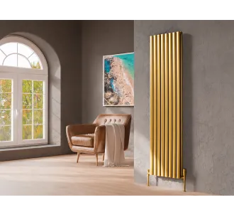 Calorifer decorativ LOJIMAX colecția BELLA DOUBLE 1800x404 mm, Auriu