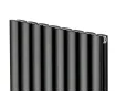 Calorifer decorativ LOJIMAX colecția BELLA DOUBLE 2000x404 mm, Antracit