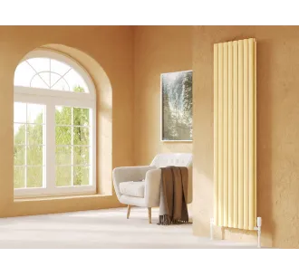 Дизайнерский радиатор LOJIMAX коллекция BELLA DOUBLE 2000x404 мм, Lemon