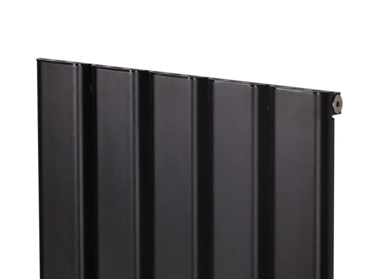 Calorifer decorativ LOJIMAX colecția DIAMOND 1400x496 mm, Negru