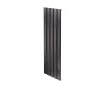 Дизайнерский радиатор LOJIMAX коллекция DIAMOND 1800x396 мм, Антрацит 