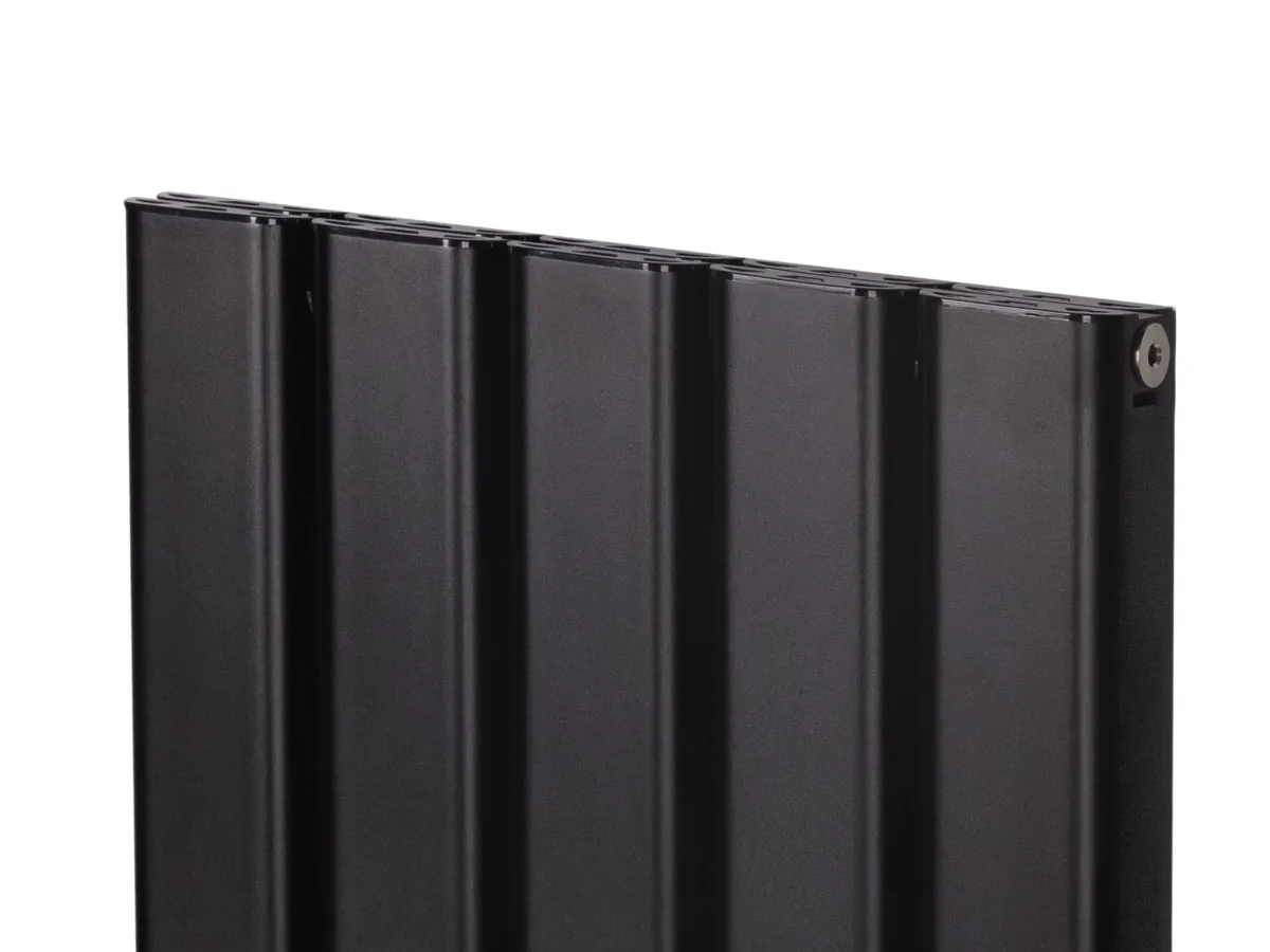 Calorifer decorativ LOJIMAX colecția DIAMOND DOUBLE 2000x496 mm, Negru