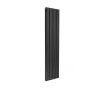 Calorifer decorativ LOJIMAX colecția DIAMOND DOUBLE 2000x496 mm, Negru