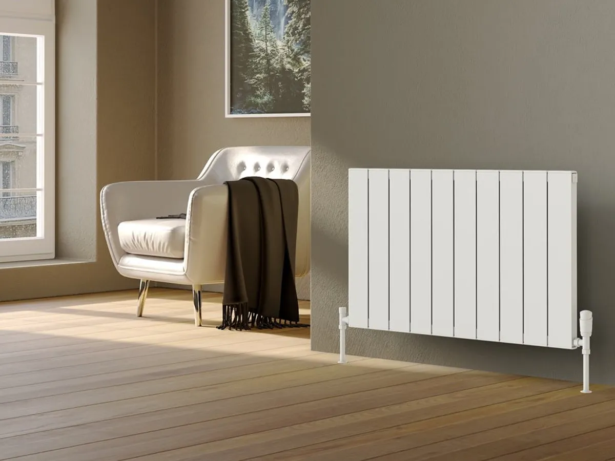 Calorifer decorativ LOJIMAX colecția FLAT 500x1094 mm, Alb