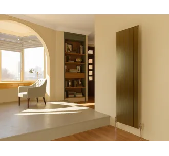 Дизайнерский радиатор LOJIMAX коллекция KALSEDON 1600x375 мм, BRONZE SATIN