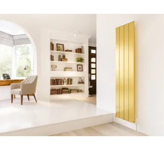Calorifer decorativ LOJIMAX colecția KALSEDON 1600x375 mm, GOLD SATIN