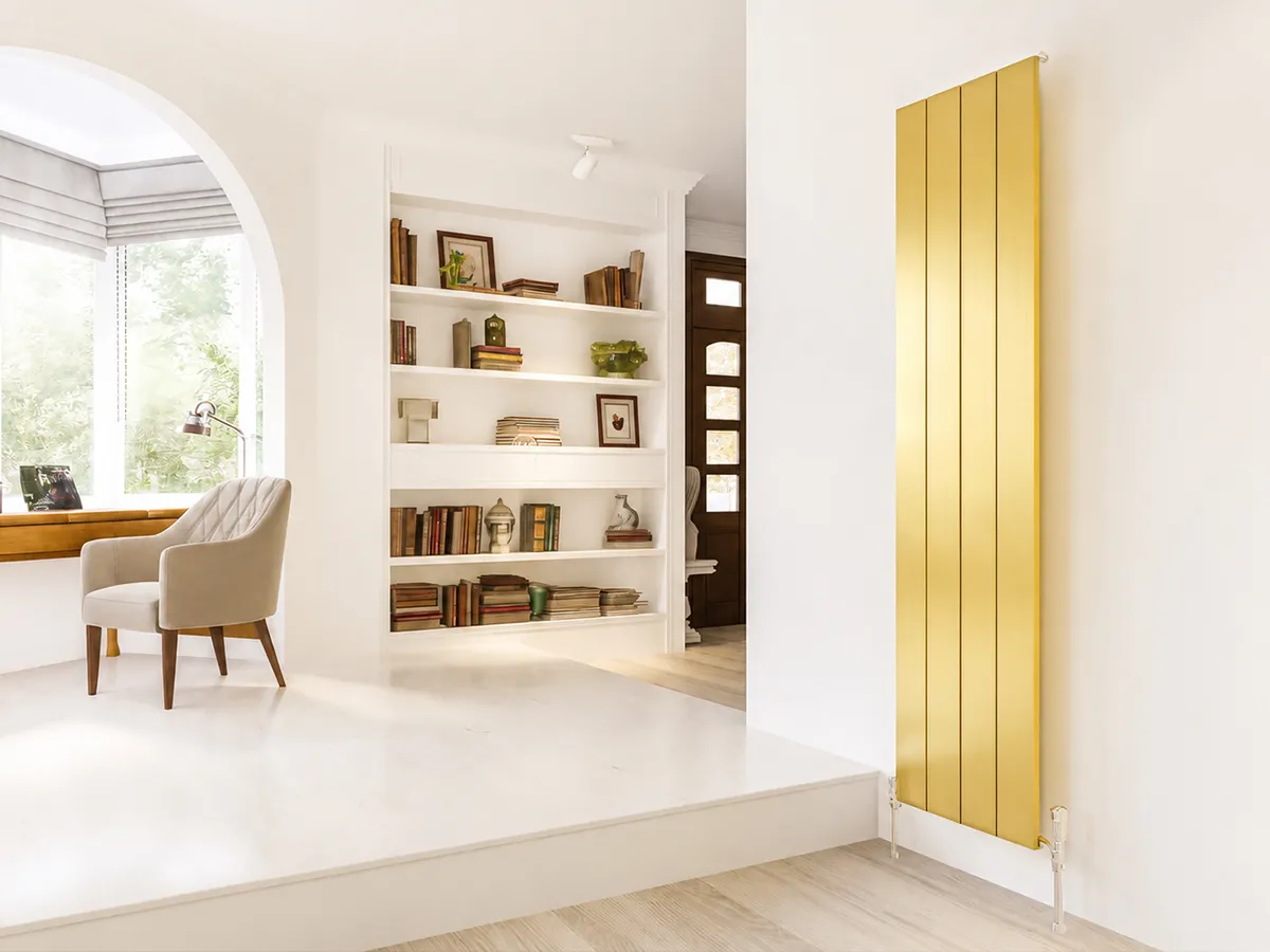 Calorifer decorativ LOJIMAX colecția KALSEDON 1600x375 mm, GOLD SATIN