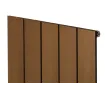 Дизайнерский радиатор LOJIMAX коллекция KALSEDON 1800x375 мм, BRONZE SATIN