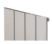 Calorifer decorativ LOJIMAX colecția KALSEDON 1800x375 mm, INOX SATIN