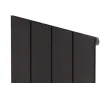 Calorifer decorativ LOJIMAX colecția KALSEDON 1800x470 mm, BLACK SATIN