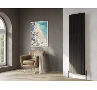 Calorifer decorativ LOJIMAX colecția KALSEDON 1800x470 mm, BLACK SATIN