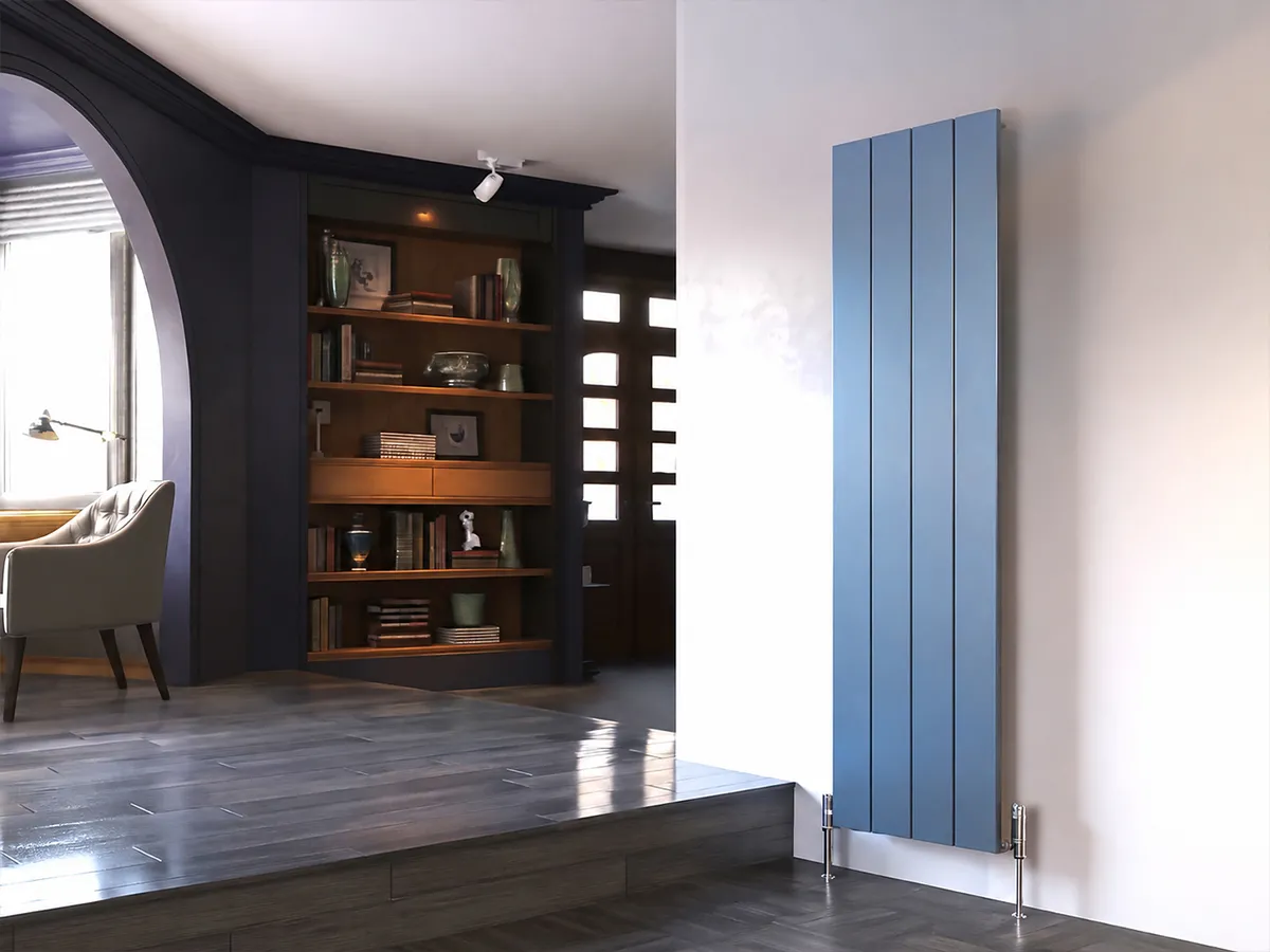 Calorifer decorativ LOJIMAX colecția KALSEDON 1800x470 mm, BLUE SATIN