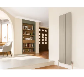 Calorifer decorativ LOJIMAX colecția KALSEDON 1800x470 mm, INOX SATIN