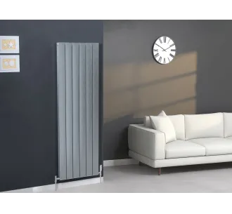Calorifer decorativ  LOJIMAX colecția KALSEDON DOUBLE 1600x375 mm, INOX SATIN