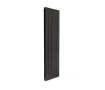 Calorifer decorativ  LOJIMAX colecția KALSEDON DOUBLE 1800x375 mm, BLACK SATIN