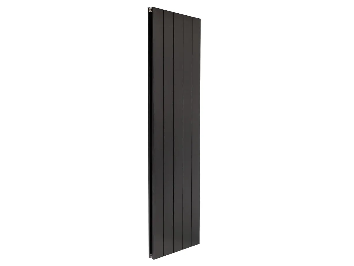 Calorifer decorativ  LOJIMAX colecția KALSEDON DOUBLE 1800x375 mm, BLACK SATIN