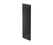Calorifer decorativ  LOJIMAX colecția KALSEDON DOUBLE 1800x375 mm, BLACK SATIN