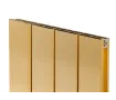 Calorifer decorativ  LOJIMAX colecția KALSEDON DOUBLE 1800x375 mm, GOLD SATIN