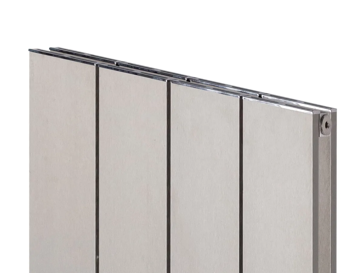 Calorifer decorativ  LOJIMAX colecția KALSEDON DOUBLE 1800x375 mm, INOX SATIN