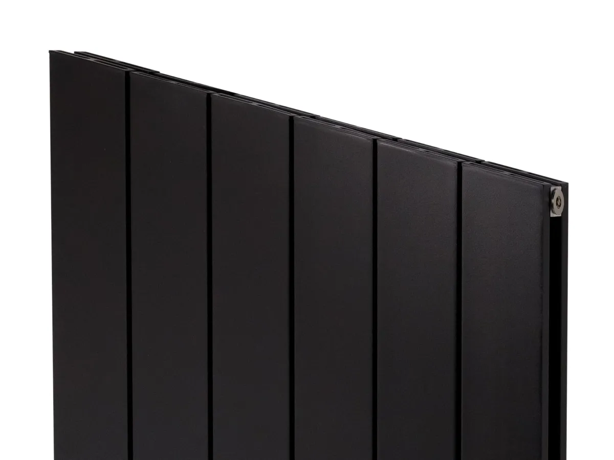 Calorifer decorativ  LOJIMAX colecția KALSEDON DOUBLE 2000x375 mm, Negru