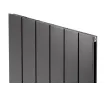 Calorifer decorativ  LOJIMAX colecția KALSEDON DOUBLE 2000x470 mm, Antracit