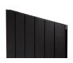 Calorifer decorativ  LOJIMAX colecția KALSEDON DOUBLE 2000x470 mm, Negru