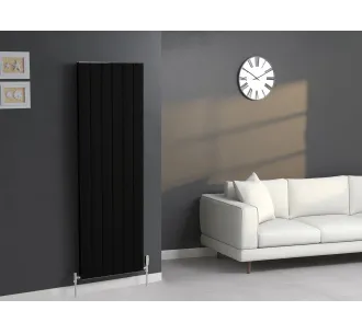 Calorifer decorativ  LOJIMAX colecția KALSEDON DOUBLE 2000x470 mm, Negru