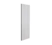 Calorifer decorativ  LOJIMAX colecția KALSEDON DOUBLE 2000x470 mm, Alb