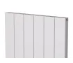Calorifer decorativ  LOJIMAX colecția KALSEDON DOUBLE 2000x565 mm, Alb