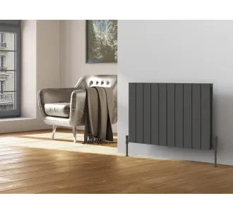 Calorifer decorativ  LOJIMAX colecția KALSEDON DOUBLE 500x1040 mm, Antracit