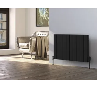 Calorifer decorativ  LOJIMAX colecția KALSEDON DOUBLE 500x1230 mm, Negru