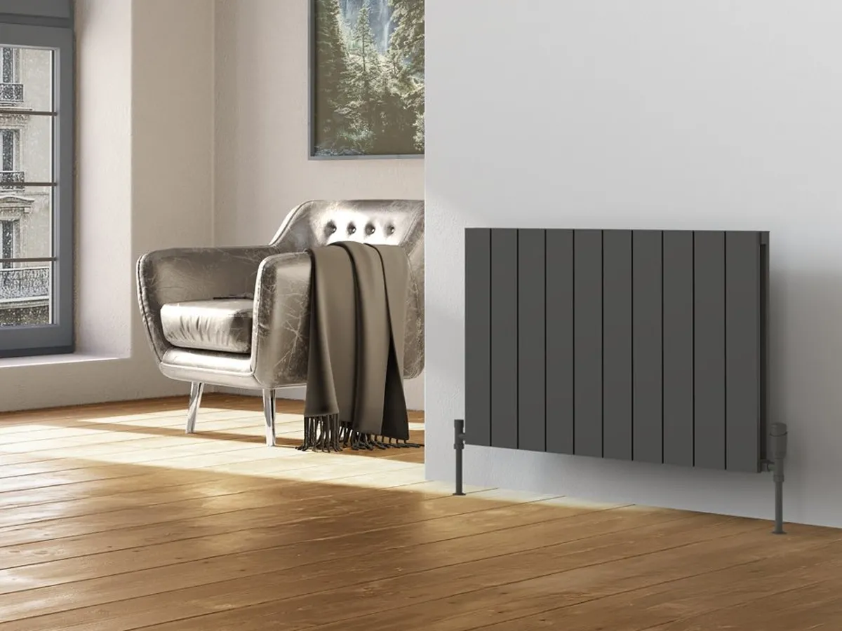 Calorifer decorativ  LOJIMAX colecția KALSEDON DOUBLE 500x1515 mm, Antracit