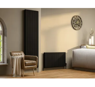 Calorifer decorativ LOJIMAX colecția LOVA LINE 1800x400 mm, Negru