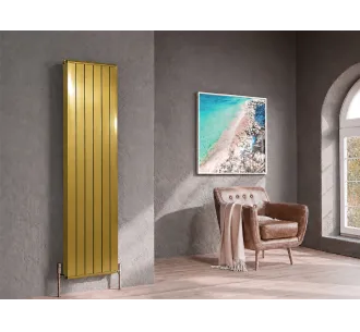 Calorifer decorativ LOJIMAX colecția LOVA LINE 1800x400 mm, ANTIQUE LIGHT BRASS