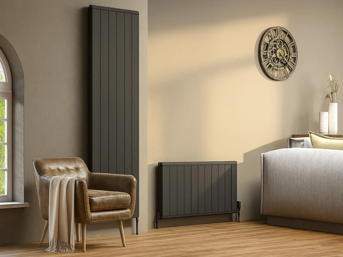 Calorifer decorativ LOJIMAX colecția LOVA LINE 2000x400 mm, Antracit