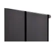 Дизайнерский радиатор LOJIMAX коллекция NISH 1600x404 мм, Черный
