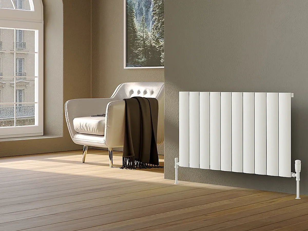 Calorifer decorativ LOJIMAX colecția OTIS 500x1036 mm, Alb