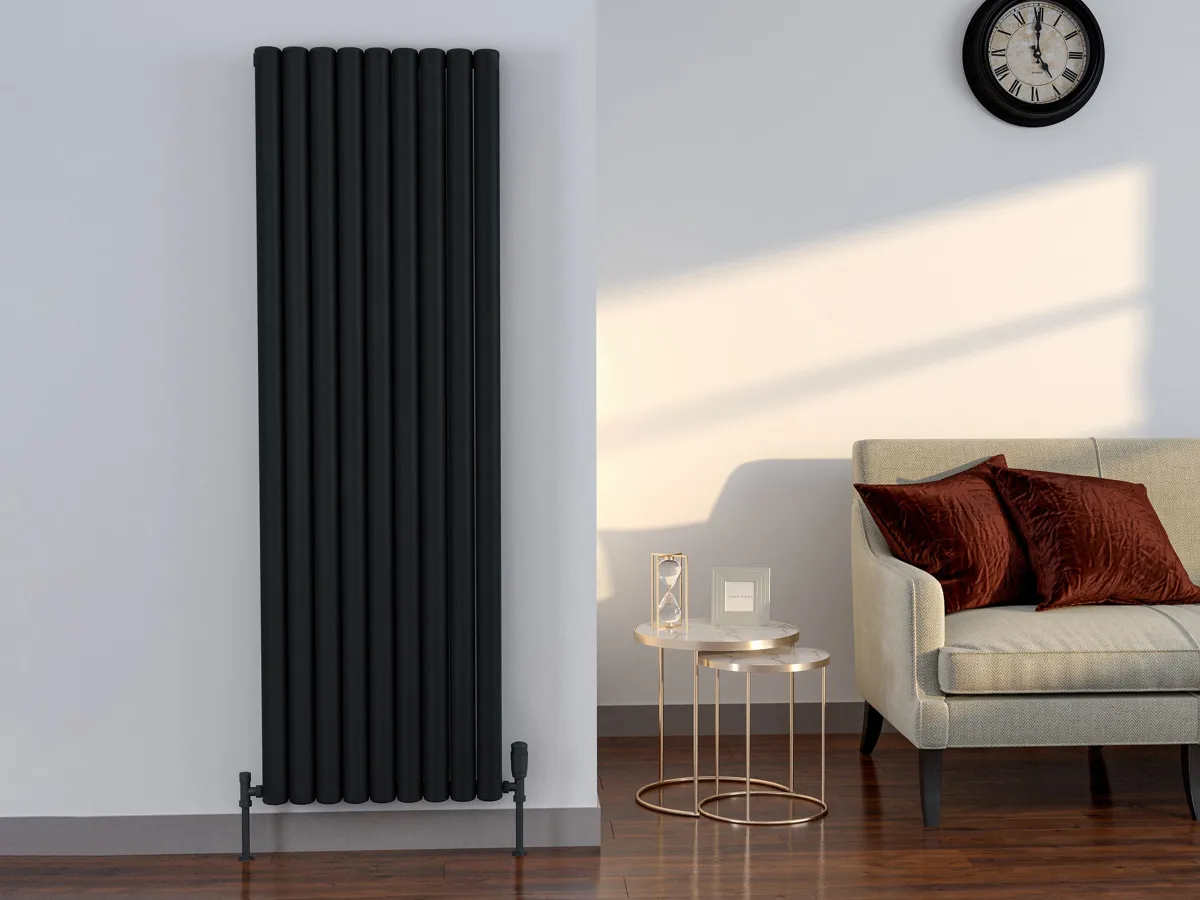 Calorifer decorativ LOJIMAX colecția VOLE 1600x444 mm, Negru
