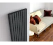 Calorifer decorativ LOJIMAX colecția VOLE 1800x444 mm, Negru